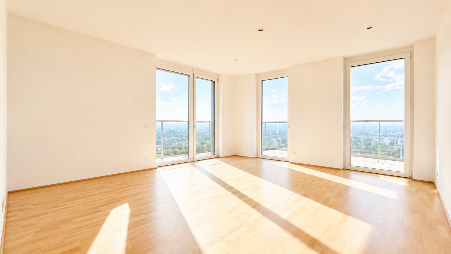 Exklusive Luxuswohnung im Marina Tower mit ca. 96 m² WNF I Südwest-Ausrichtung I Loggia & spektakulärem Blick über Wien I U2 Station