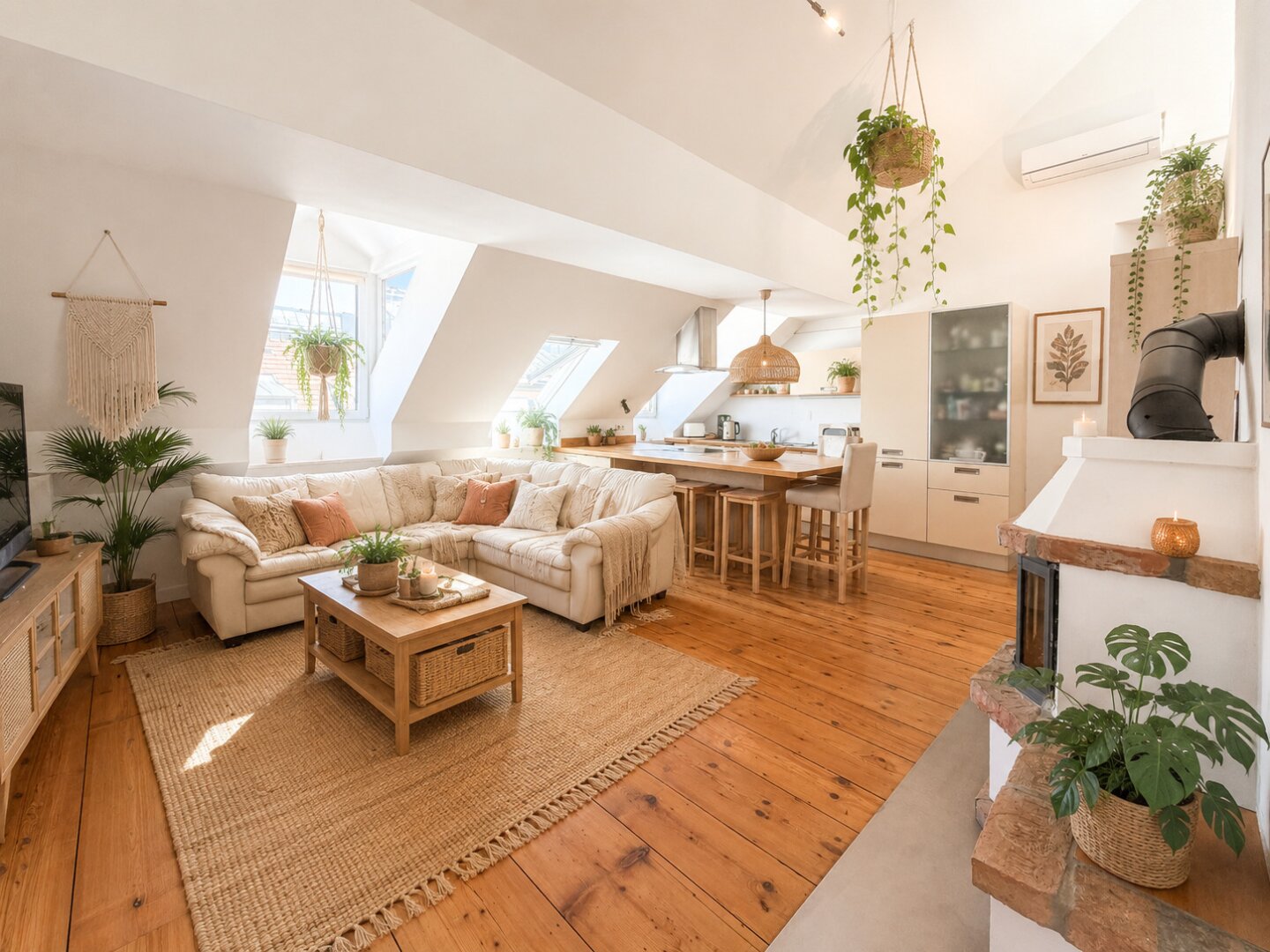 +++ Traumhafte 3-Zimmer-Dachgeschosswohnung I 2 DACHTERRASSEN mit ca. 28 m2 I Top-Lage Josefstadt +++