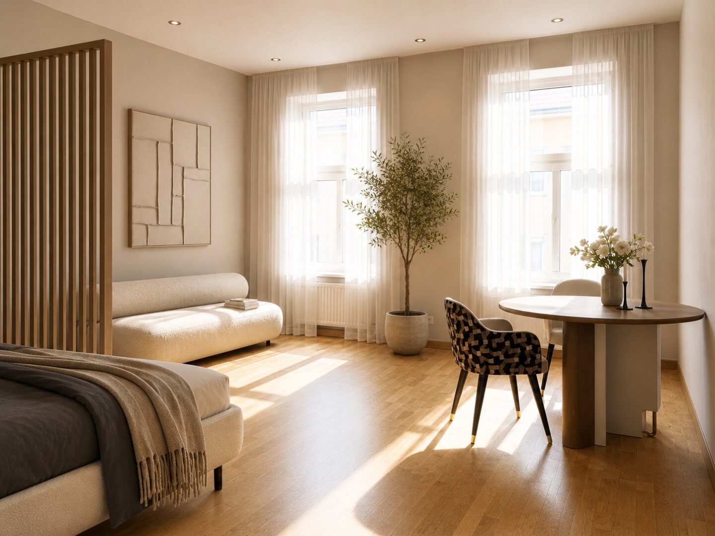 1 ZIMMER I BALKON I Ruhelage I nahe Belvedere