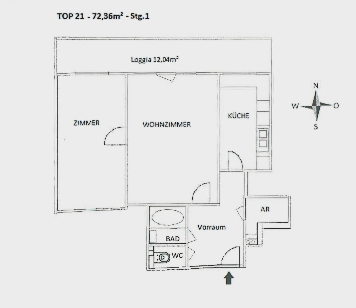 Wohnungsplan