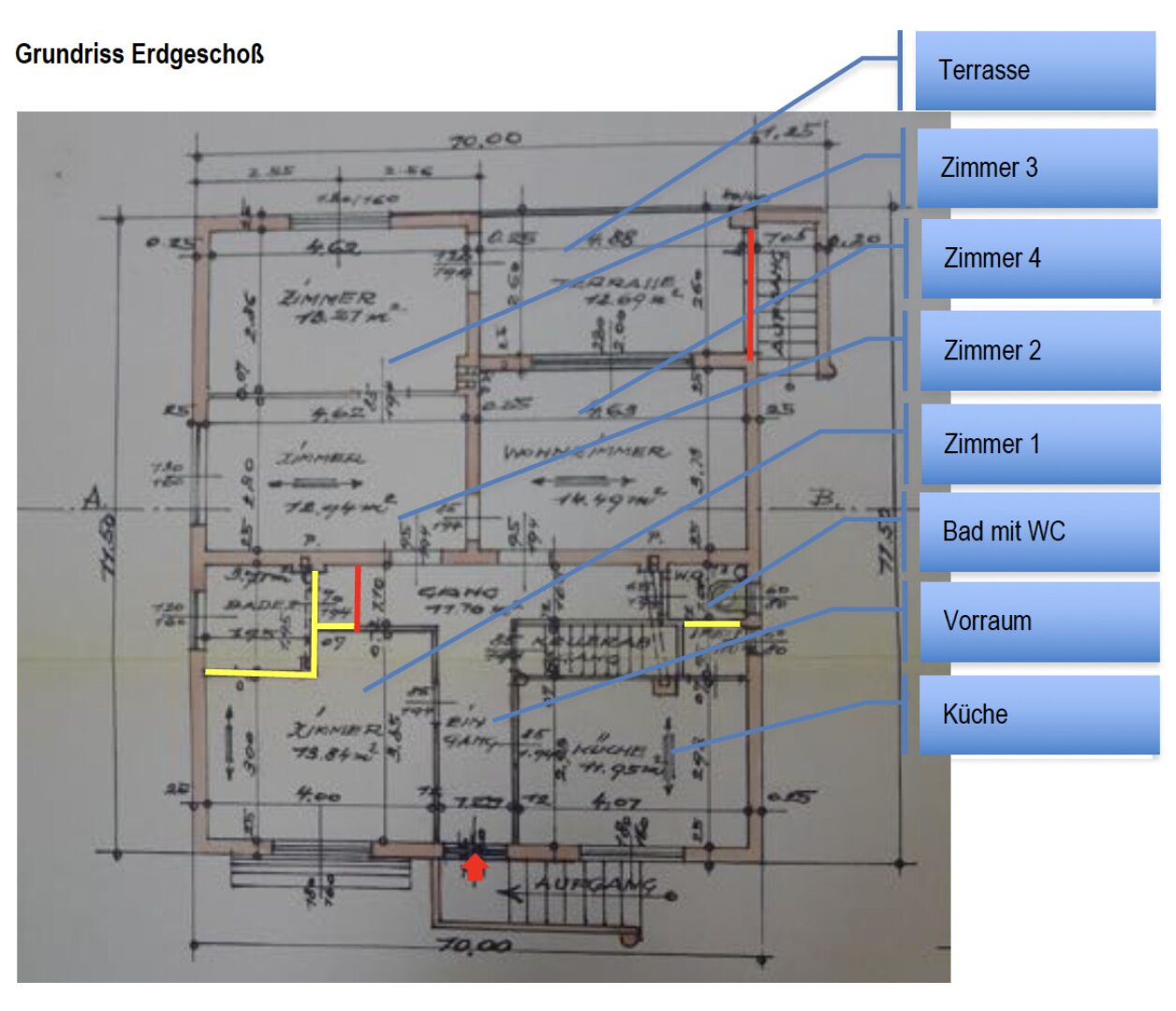 Grundriss Erdgeschoss