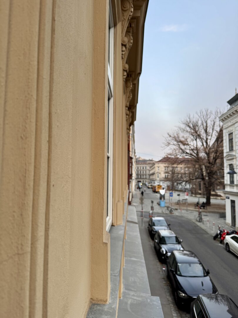 Blick aus dem Fenster