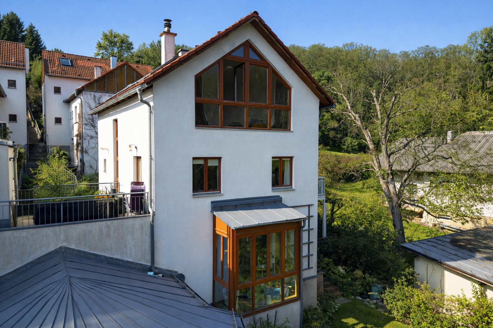 AM SAGBERG | absolute Grünruhelage | zauberhafte Doppelaushälfte mit Weitblick | ZELLMANN IMMOBILIEN