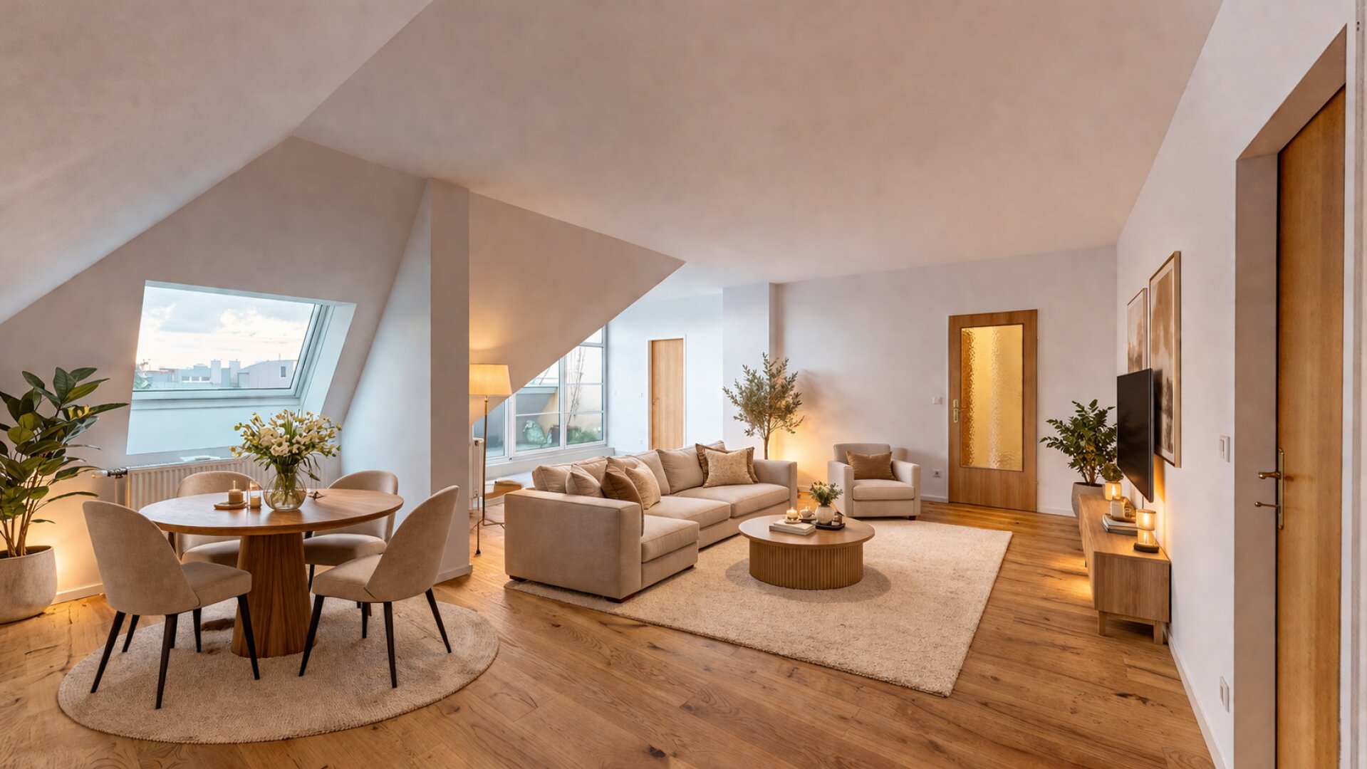 LIESING - Nähe Riverside | geräumige Dachgeschosswohnung mit großzügigem Wohnbereich, Terrasse & extra Küche | ZELLMANN IMMOBILIEN
