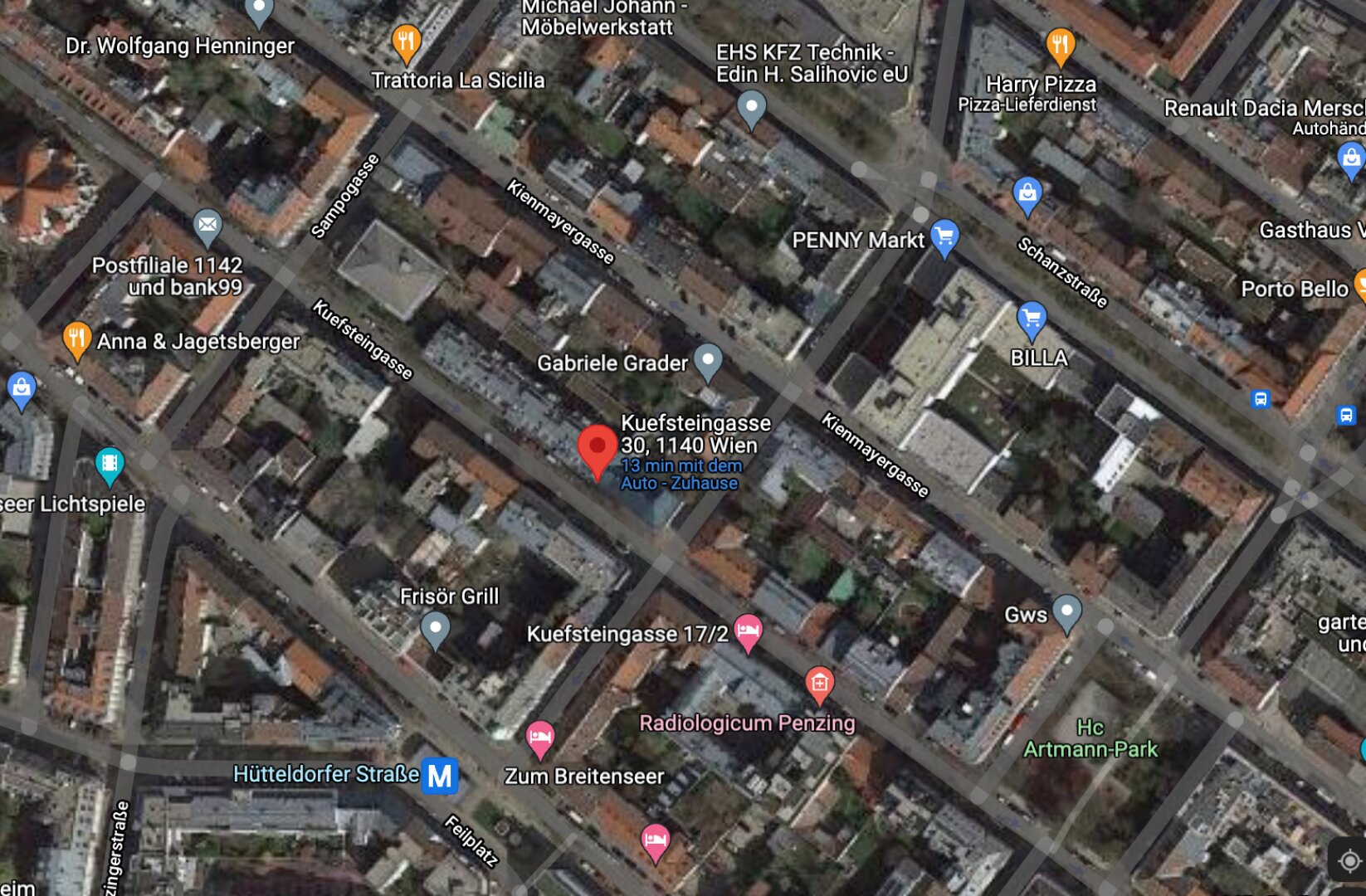 Tiefgaragenstellplatz | Kuefsteingasse | Nähe U3 Hütteldorferstraße  | ZELLMANN IMMOBILIEN